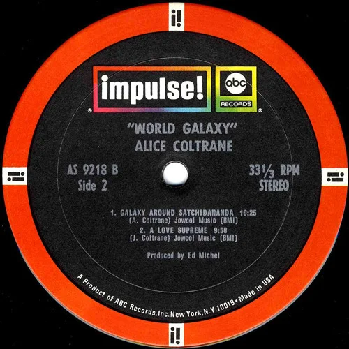 World Galaxy Full — Alice Coltrane Turiyasangitananda